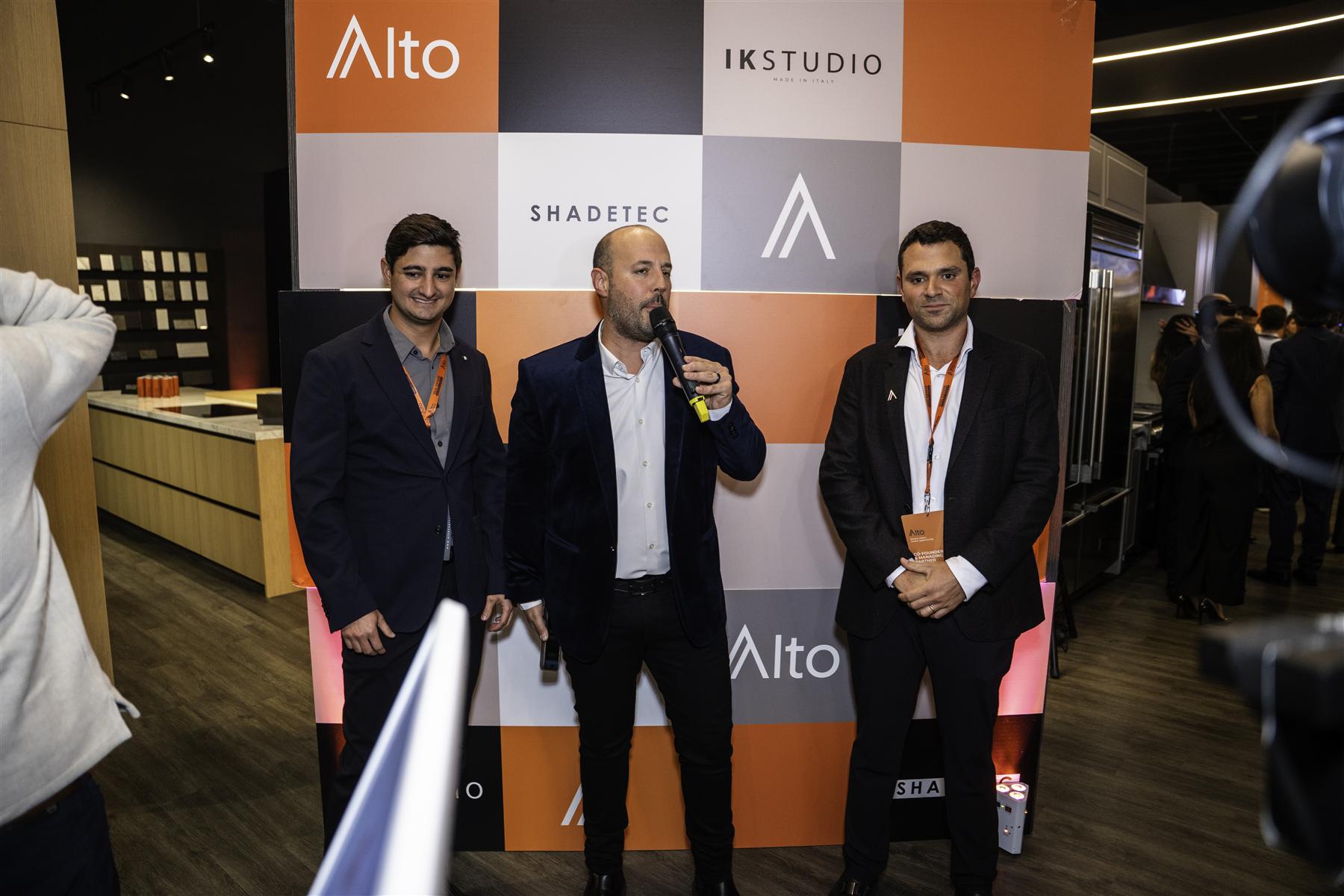 Alto Capital partners at the Alto Circle Miami step and repeat