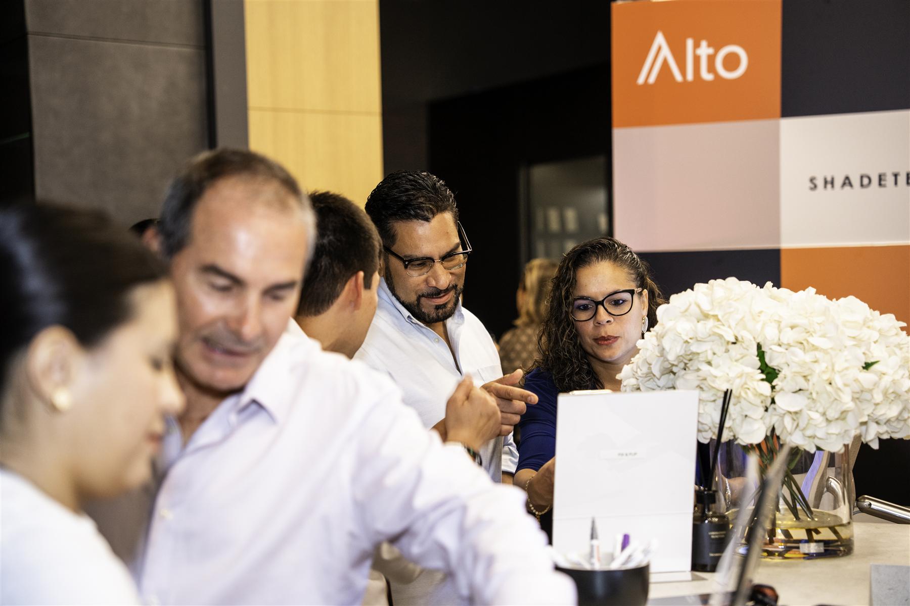 Guests checking in at Alto Circle Miami 2025